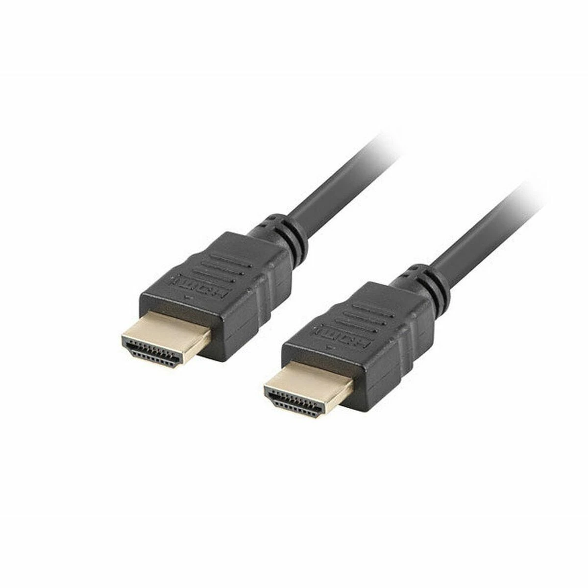 HDMI laidas su juodais antgaliais
