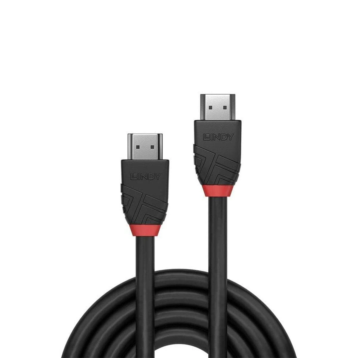 LINDY HDMI kabelis su raudonomis jungčių detalėmis