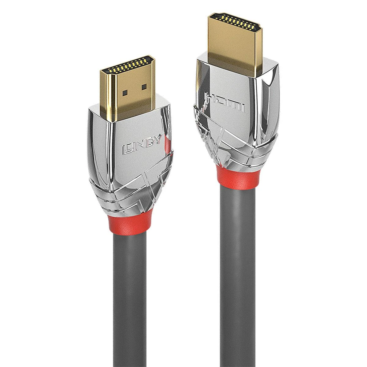 Lindy HDMI 2.0 standartinis M/M 10m pilka/chromuotas