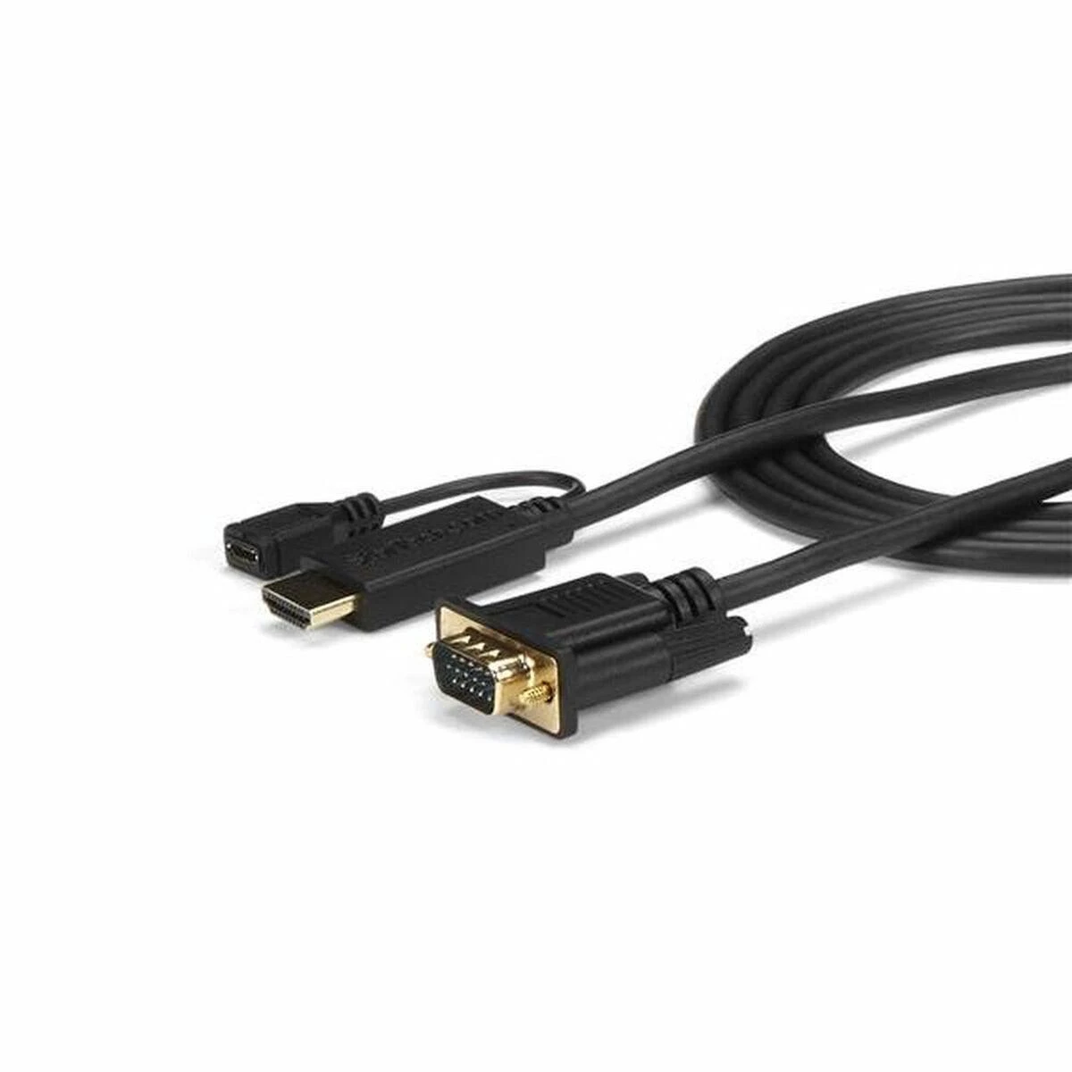 HDMI į VGA adapteris su mikro USB jungtimi