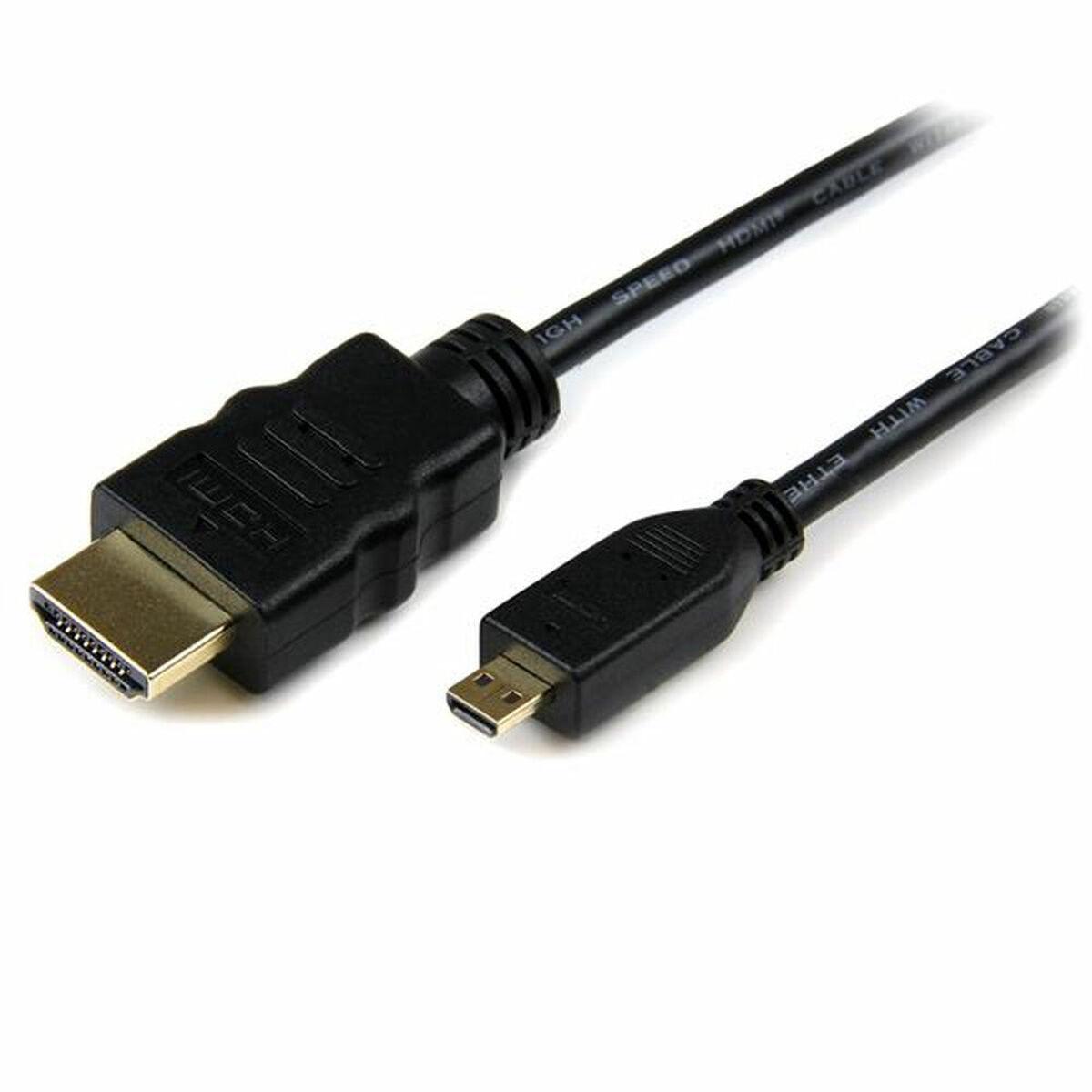 Kabelis StarTech HDMI Micro – HDMI 2m juoda (HDADMM2M)