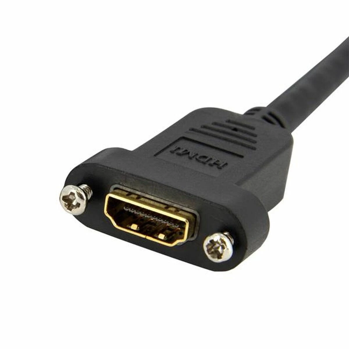HDMI laidas su tvirtinimo varžtais