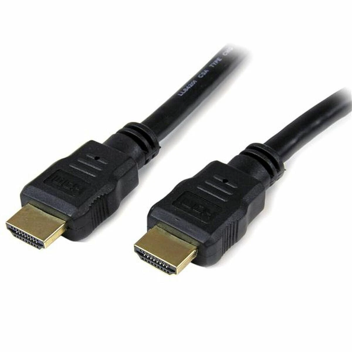 HDMI laidas su auksuotomis jungtimis