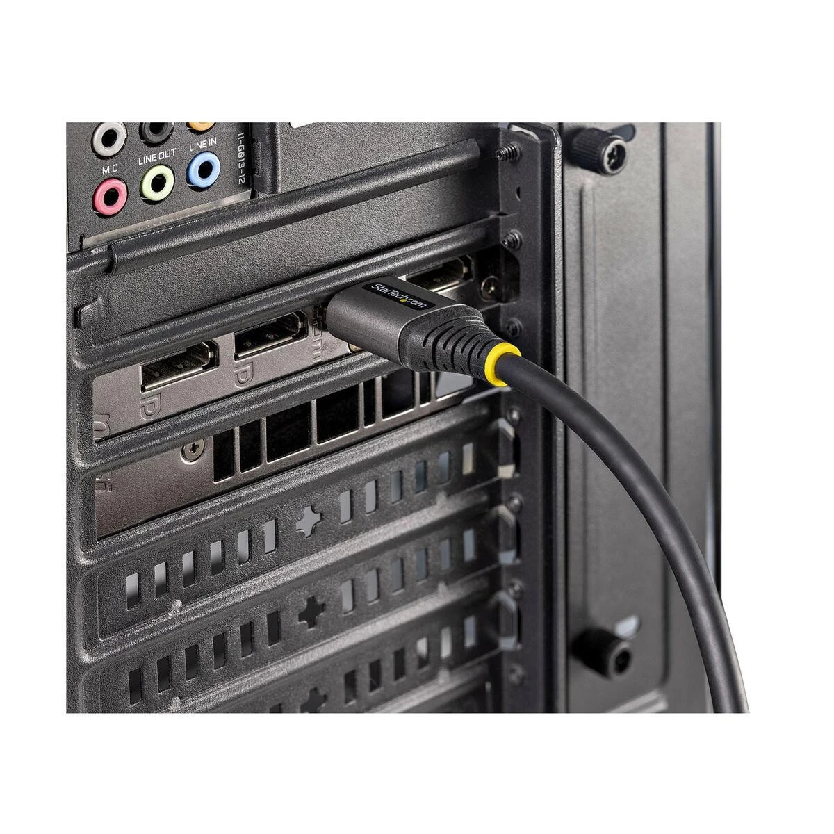 StarTech HDMI laidas prijungtas prie kompiuterio