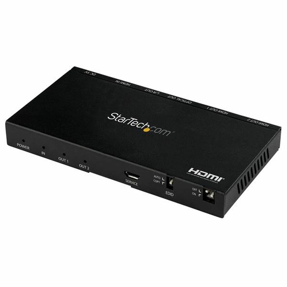 StarTech 2 prievadų HDMI skirstytuvas, priekinis vaizdas