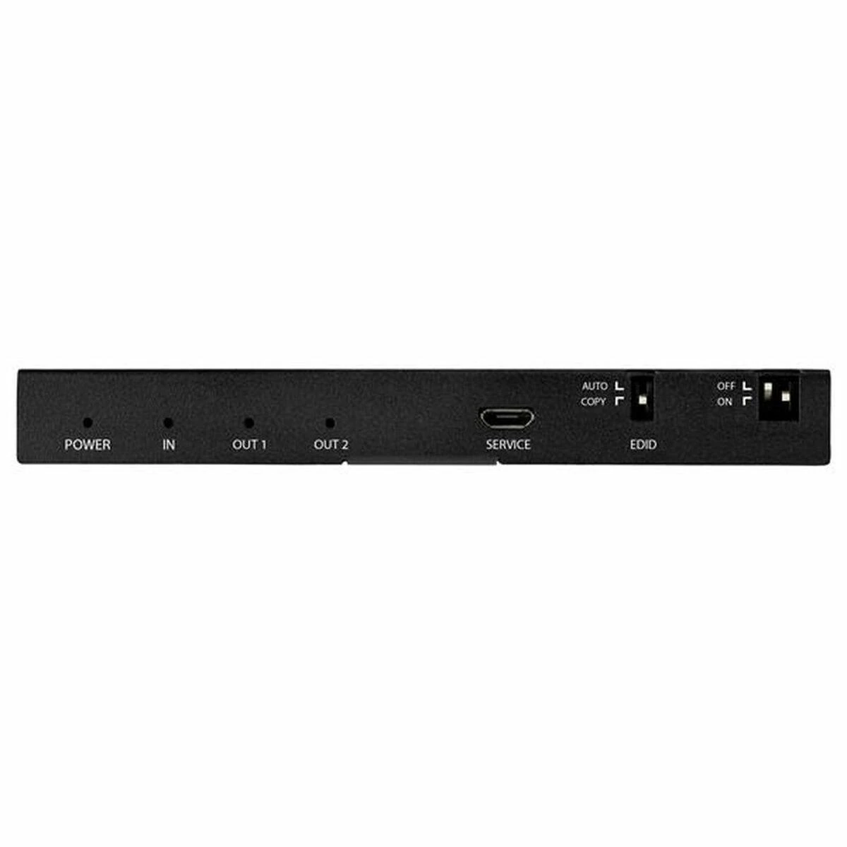 StarTech HDMI skirstytuvas – galinės jungtys ir valdikliai