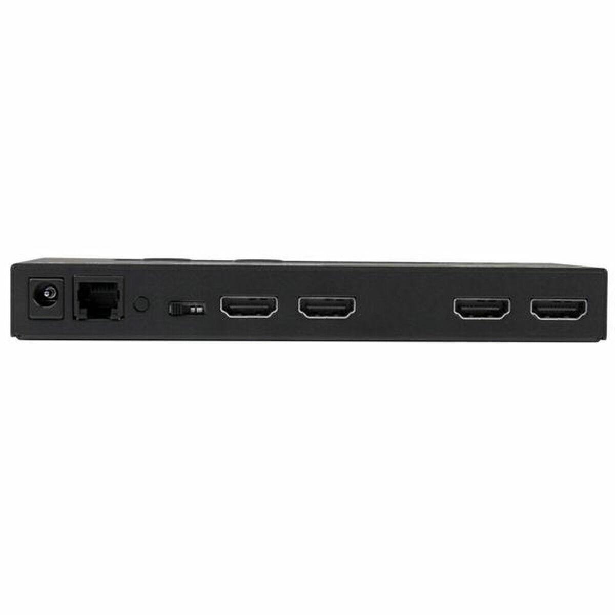 StarTech 2x2 HDMI MATRIX Jungiklis - 4K su Greitu Perjungimu ir Automatinio Aptikimo Funkcija. Automatiškai perjungia tarp dviejų 4K vaizdo šaltinių ant dviejų ekranų, naudojant greito perjungimo technologiją.