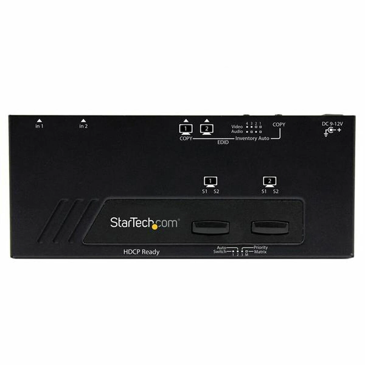 StarTech VS222HDQ priekinis skydelis su valdymo mygtukais