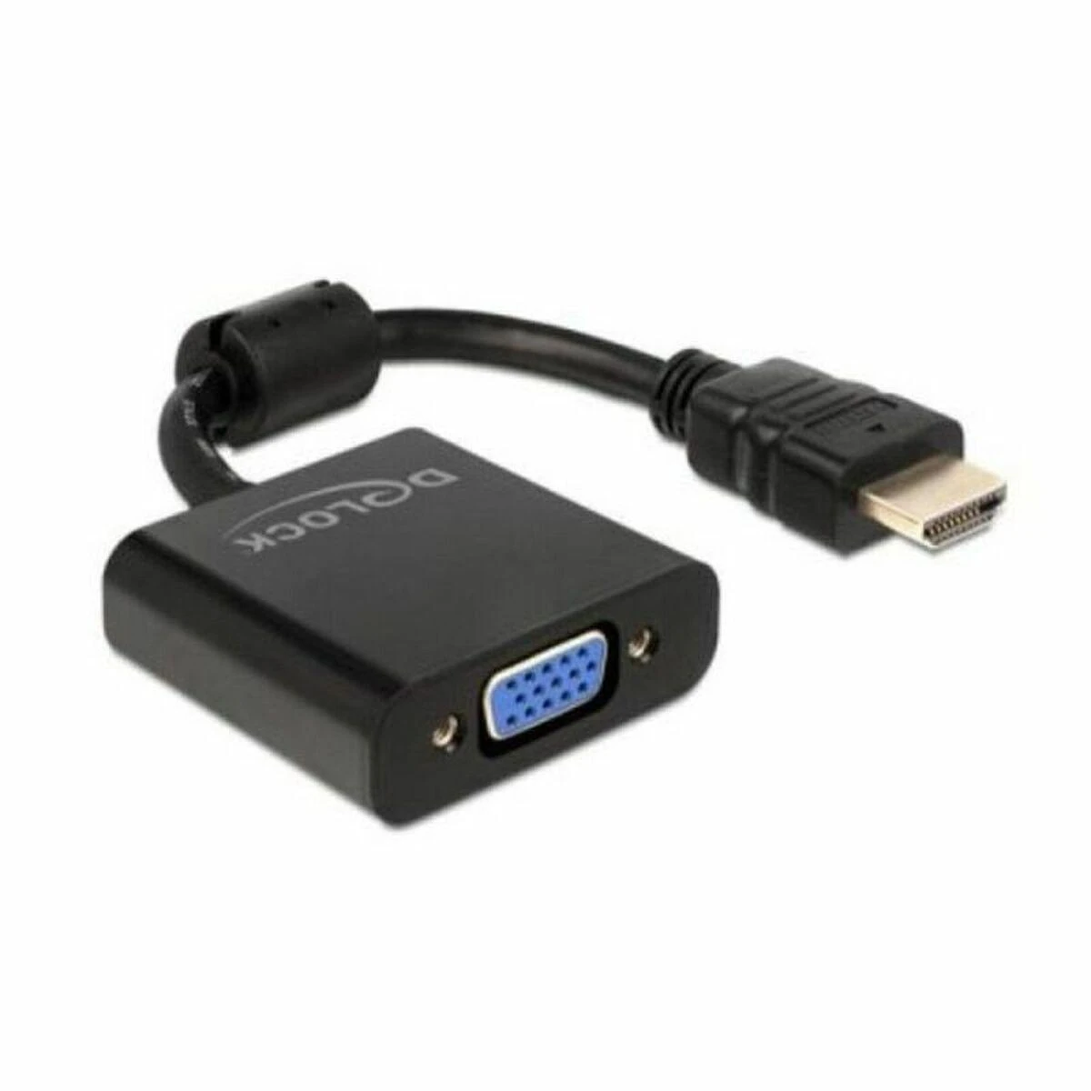 DELOCK Adapteris HDMI-A male > VGA female juodas