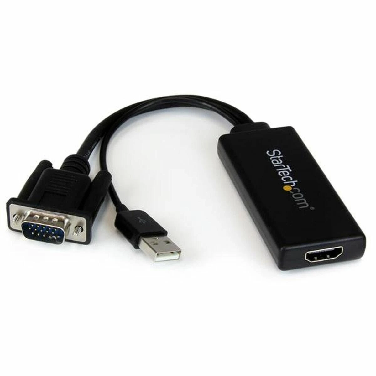 Adapteris AV StarTech D-Sub (VGA) – HDMI + USB-A kištukas (VGA2HDU)