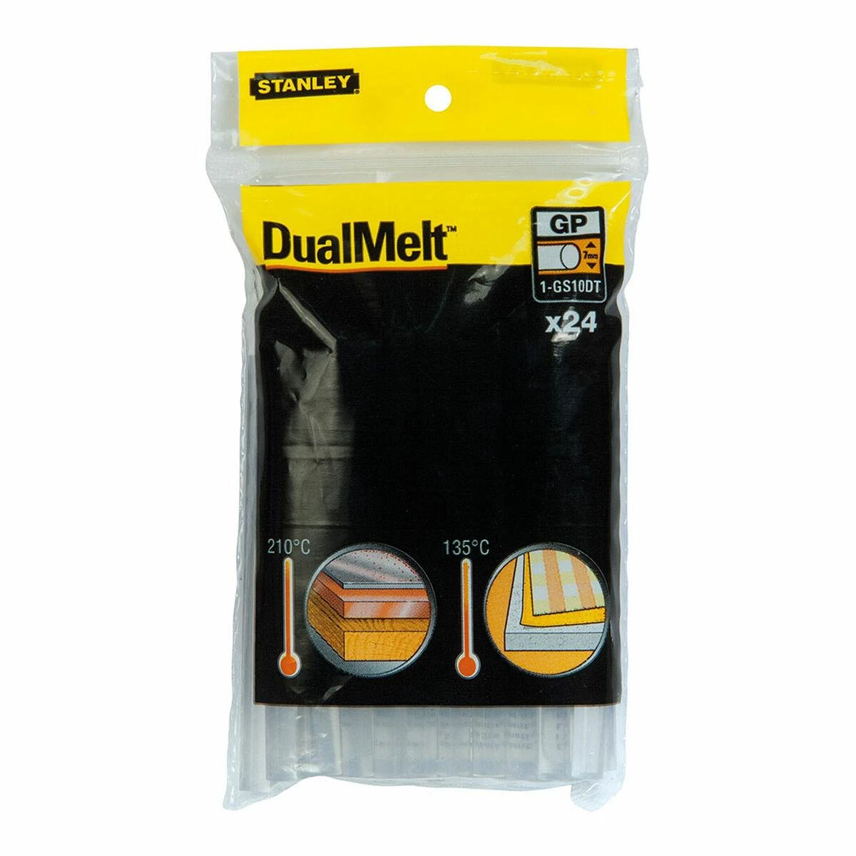 STANLEY KLEJ DUAL TEMP MINI 7mm 4"/24szt.