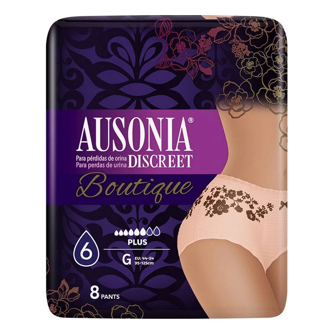 Ausonia Discreet Boutique Braguitas-Pants 8 vienetai