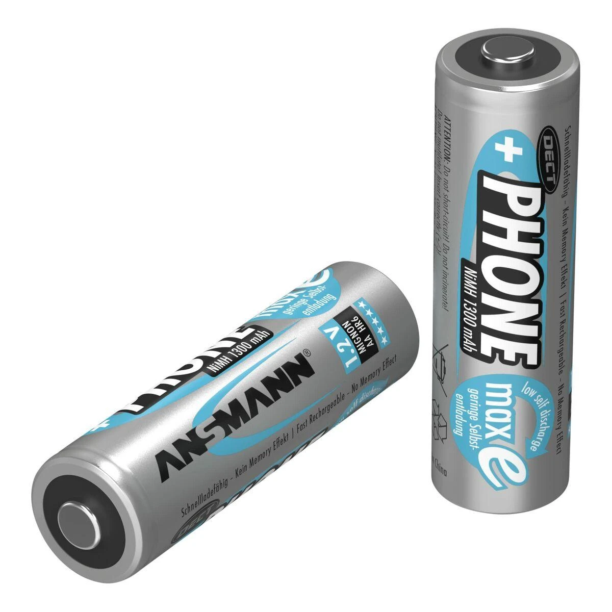 Ansmann 1,2 V įkraunama baterija NiMH - Nikelio-metalo hidridas (NiMH) - 1,2 V - 1300 mAh