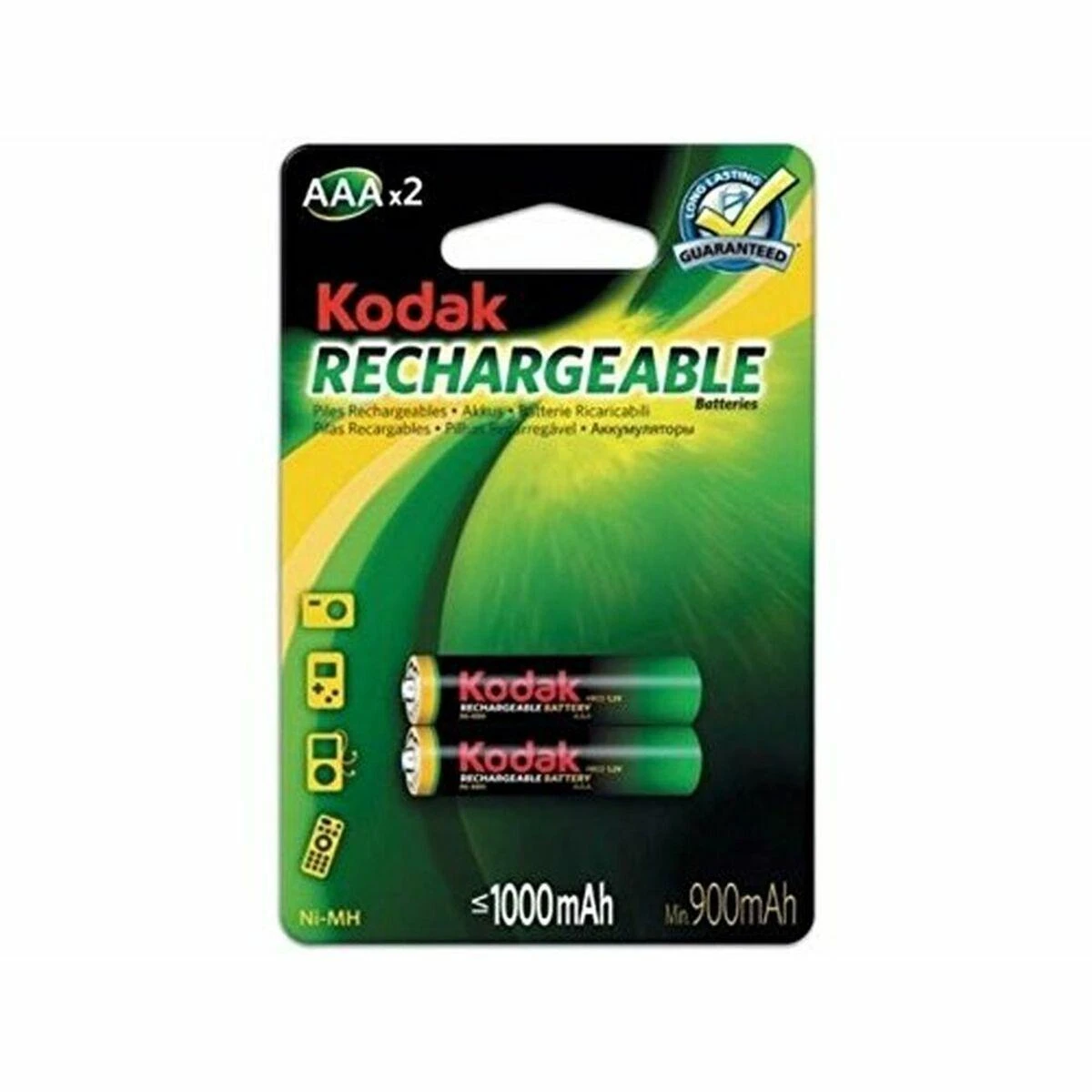 Kodak įkraunamas Ni-MH R3 1000 mAh (2 pakuotės)