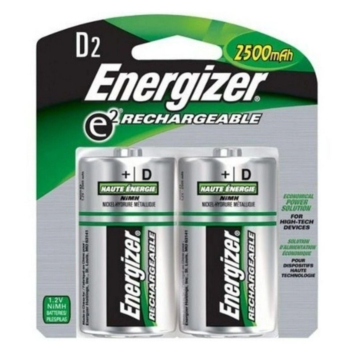 AKUMULIATORIUS BAT-HR20/AKU-2500*P2 1.2 V HR20 / D ENERGIZER