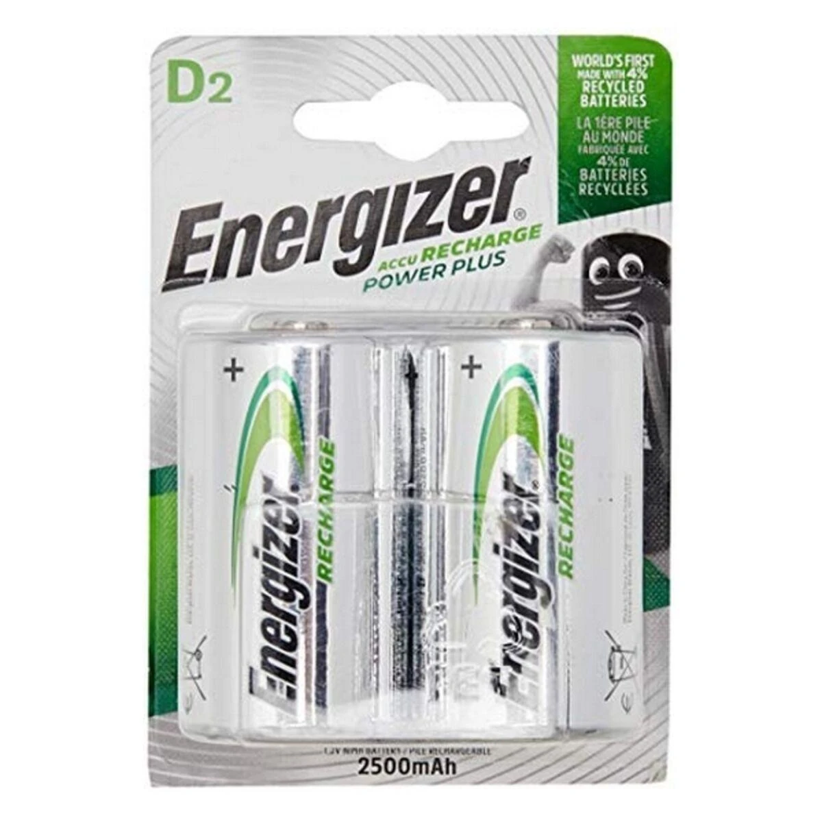 AKUMULIATORIUS BAT-HR20/AKU-2500*P2 1.2 V HR20 / D ENERGIZER