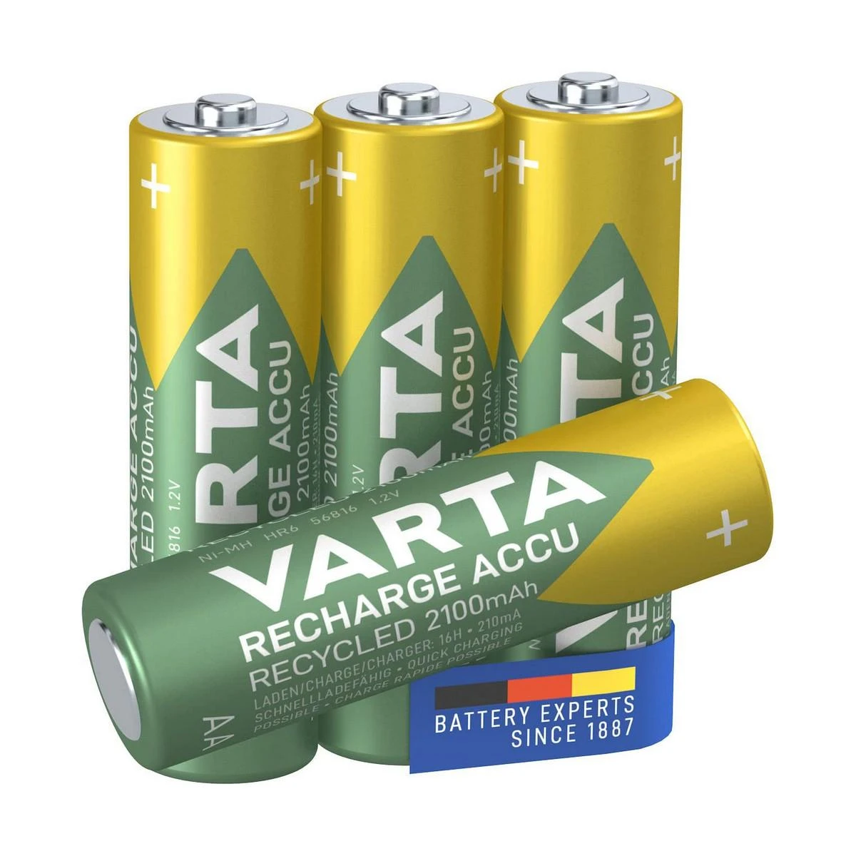 Varta Recycled AA 2100mAh Įkraunama baterija Nikelio-metalo hidridas (NiMH)