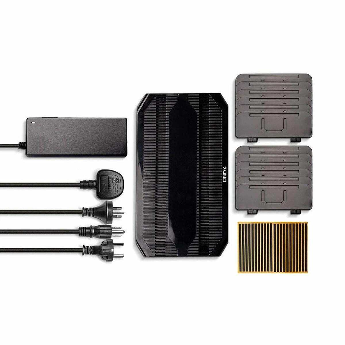 USB Įkrovimo Stotelė - LINDY USB Įkrovimo Stotelė, 96W, 10 Jungčių, USB Type A, 5V/18A, Juoda