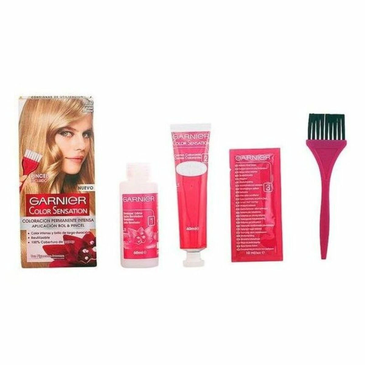 Garnier Color Sensation 8 dažų rinkinys su teptuku