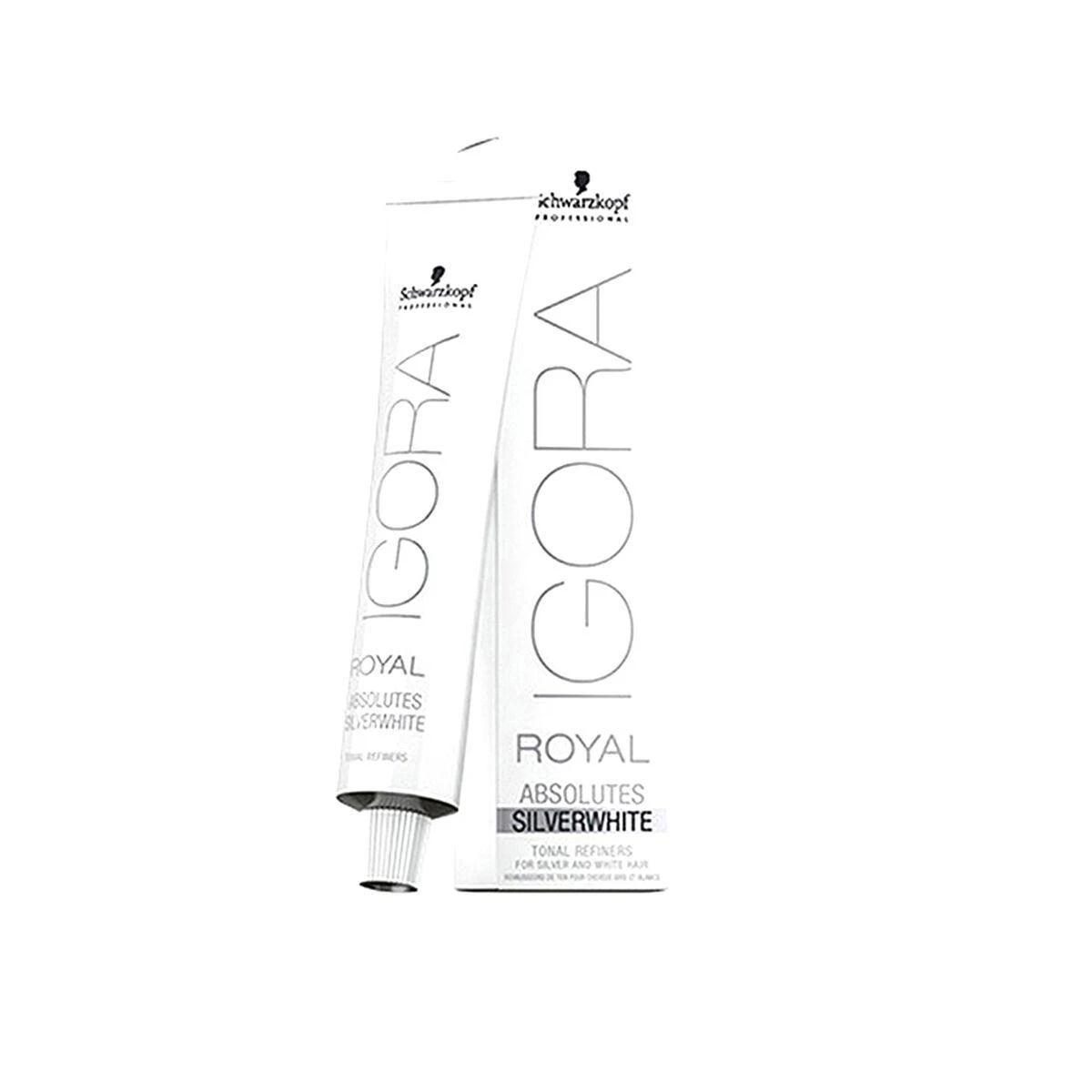 Schwarzkopf Igora Royal SilverWhite dažų tūbelė su dėžute