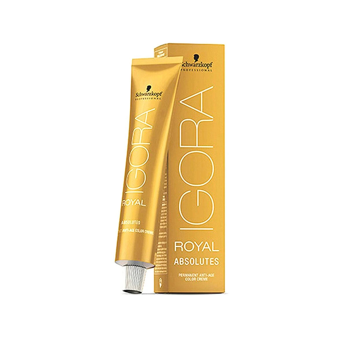 Schwarzkopf Igora Royal Absolutes ilgalaikio poveikio žilų plaukų dažai 60 ml - 7-50