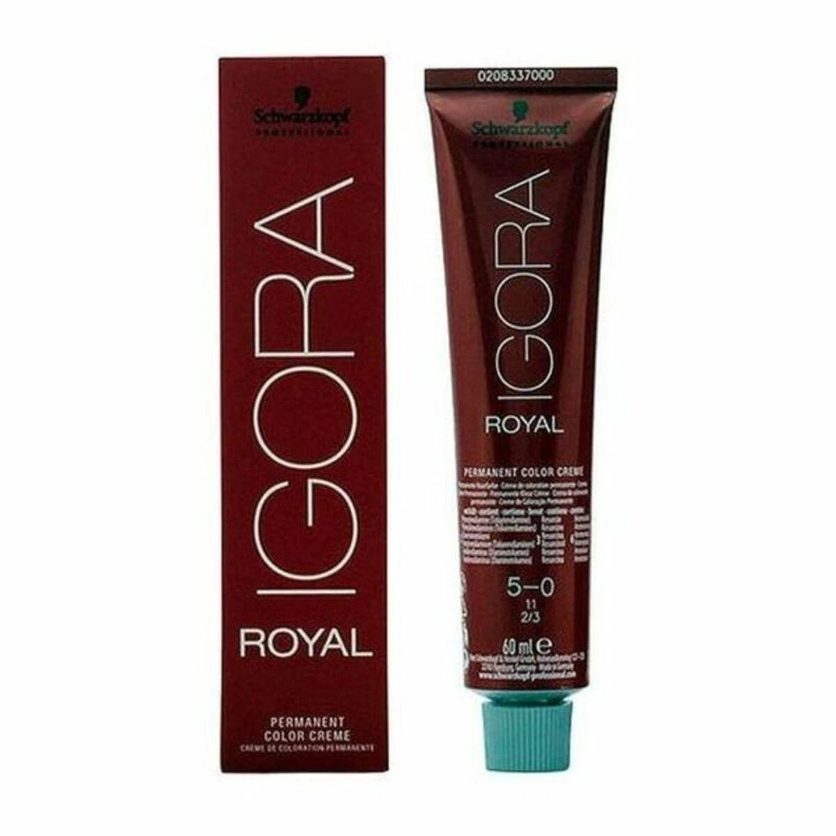 Schwarzkopf Igora Royal ilgalaikio poveikio plaukų dažai 60 ml - 5-0