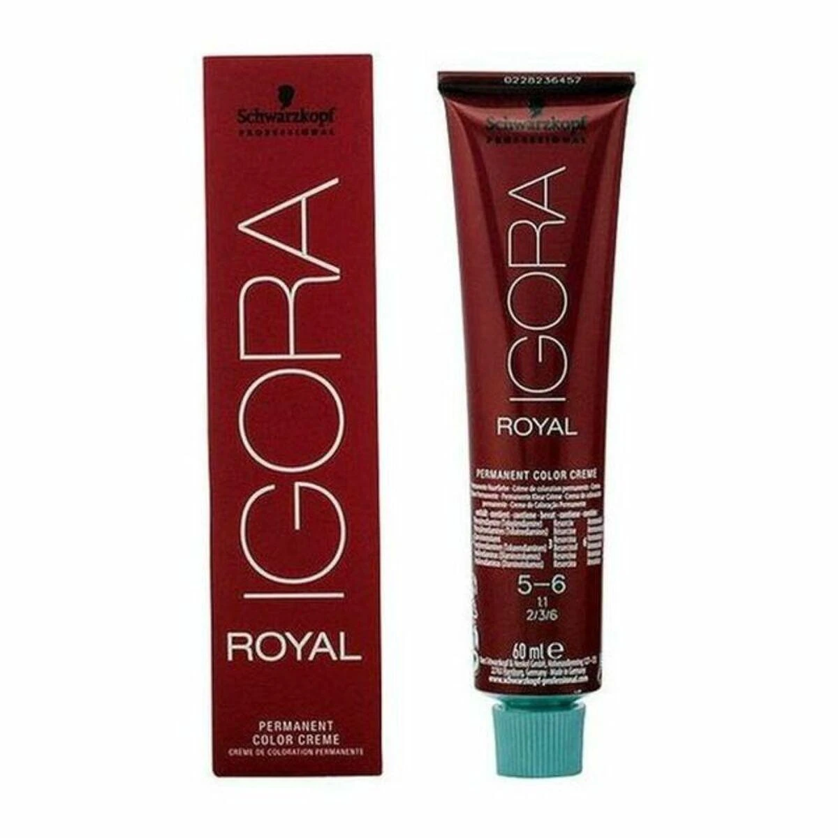 Schwarzkopf Igora Royal 5-6 dažų tūbelė ir dėžutė