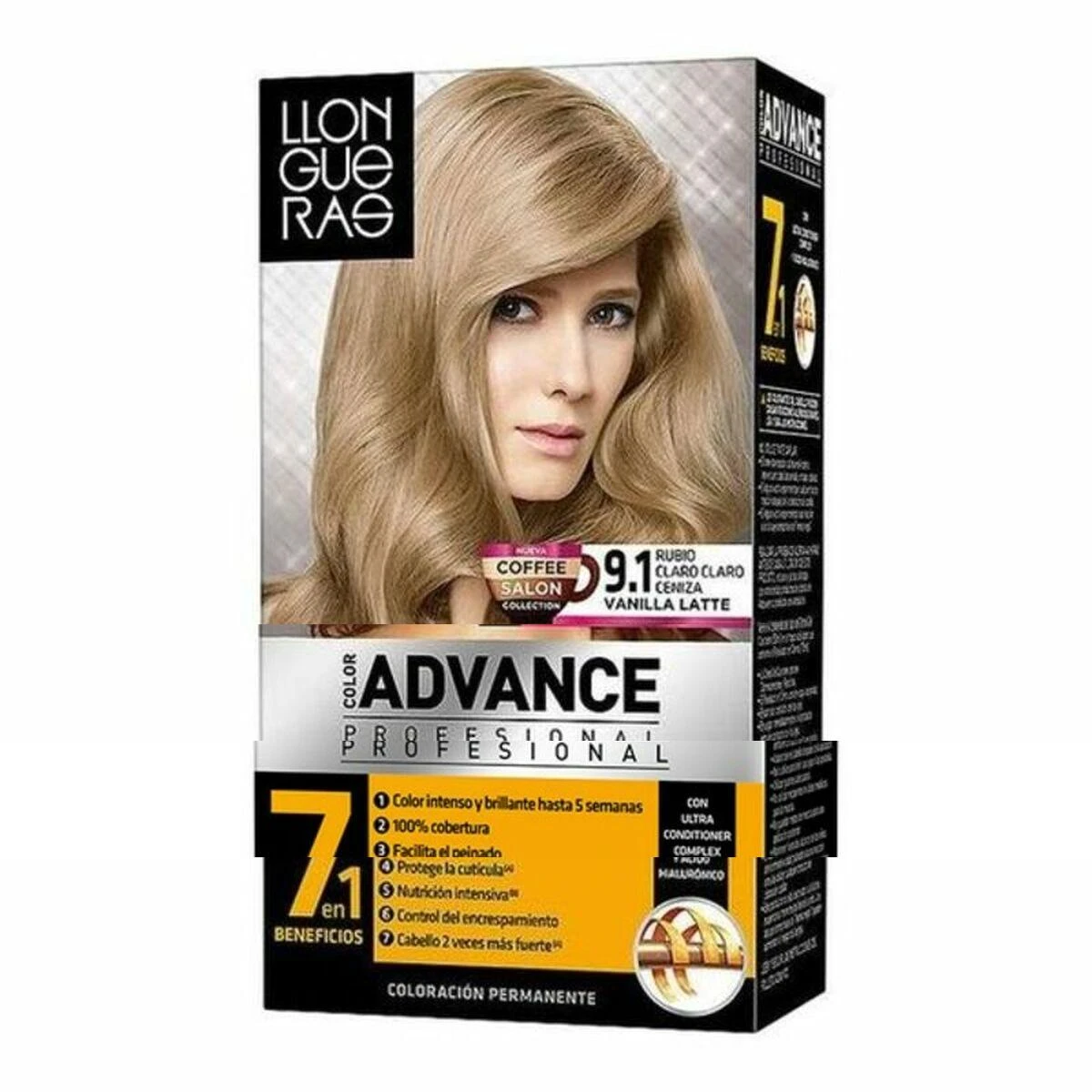 "Llongueras Color Advance" plaukų dažai 8 Šviesiai šviesiai šviesių atspalvių cenderis