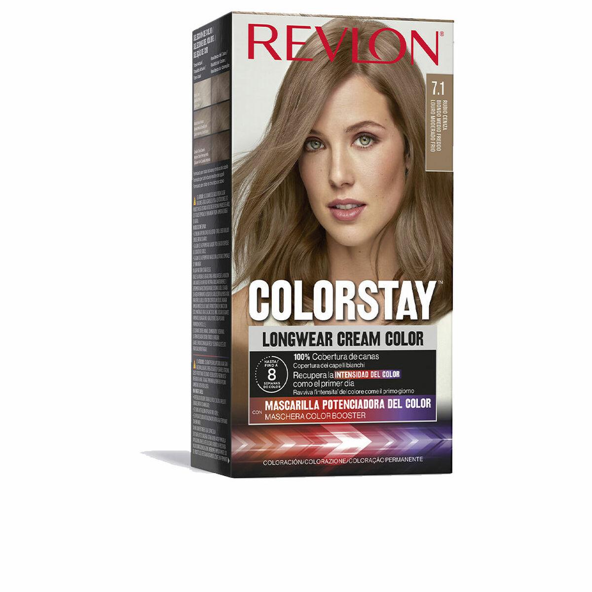 "Revlon Colorstay" ilgalaikiai kreminiai dažai 7,1-Cinder Skirtas šviesiems plaukams