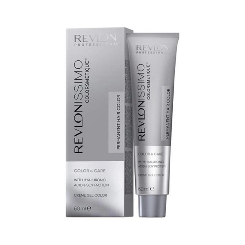 Revlon Revlonissimo 9.1 plaukų dažų pakuotė ir tūbelė