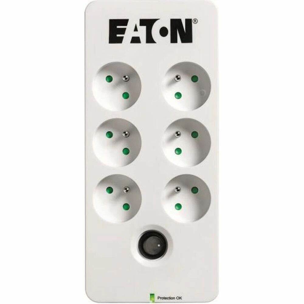 Eaton PB6F viršįtampių ribotuvas 6 AC išvestis(ys / čių) 220-250 V Juoda, Balta