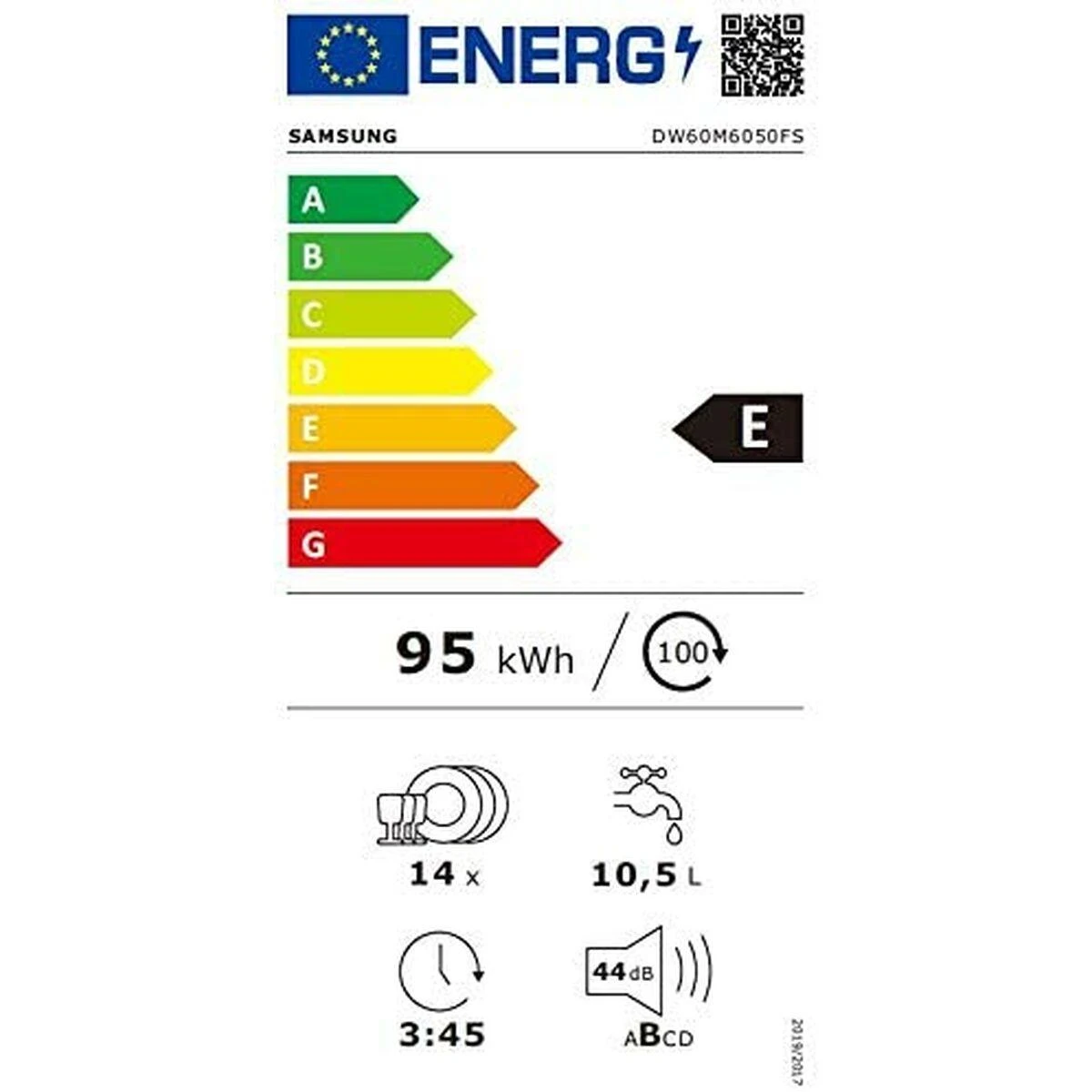 Indaplovė Samsung DW60M6050FS
