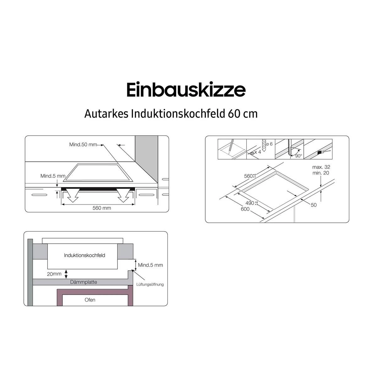 Indukcinė kaitlentė Samsung NZ64M3NM1BB