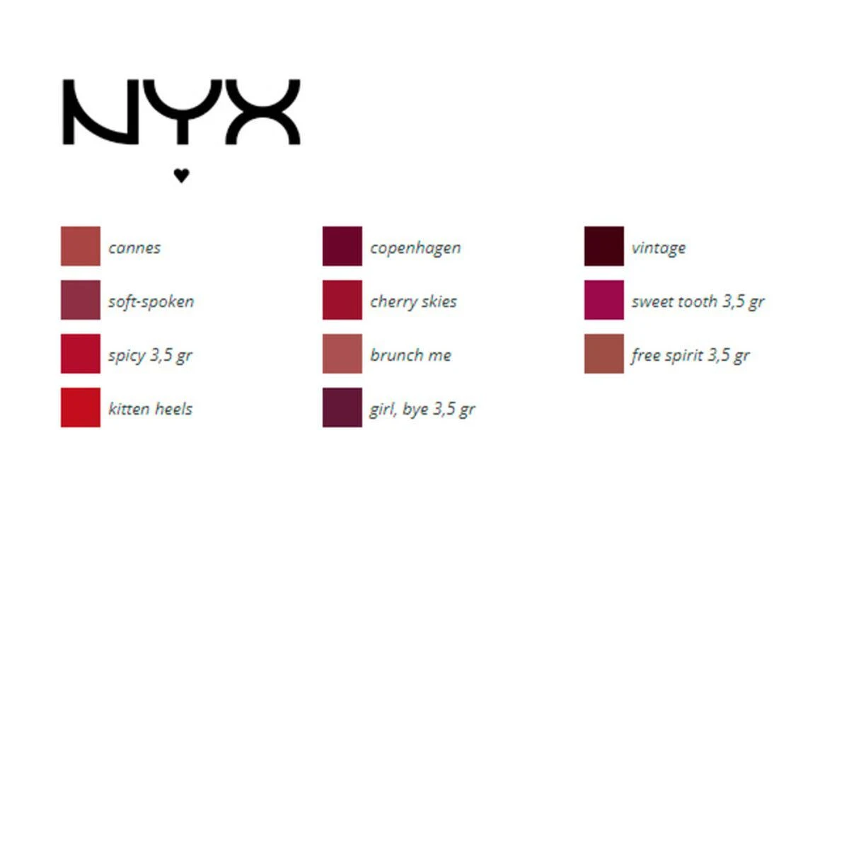NYX PMU SUEDE MATTE LIP LNR-SWEET TOOTH