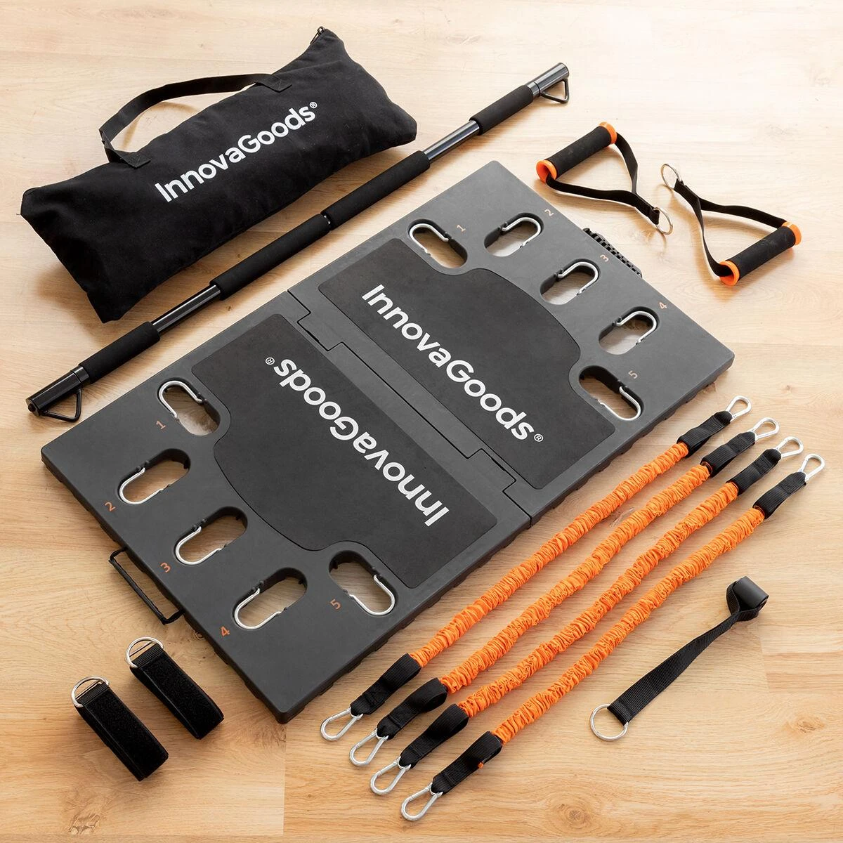 „InnovaGoods“ integruota nešiojama treniruočių sistema su pratimų vadovu „Gympak Max InnovaGoods“