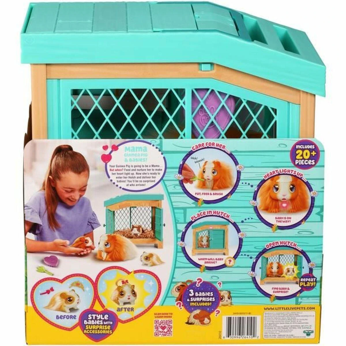 Moose Toys LITTLE LIVE PETS Mama Surprise Jūrų kiaulytė
