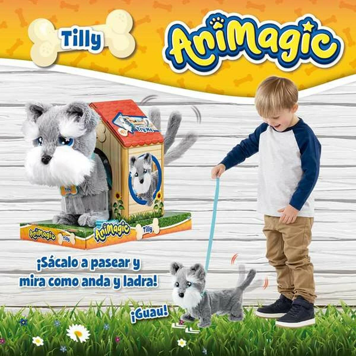 Goliath Goliatas, interaktyvus žaislinis animaginis Tilly šuo