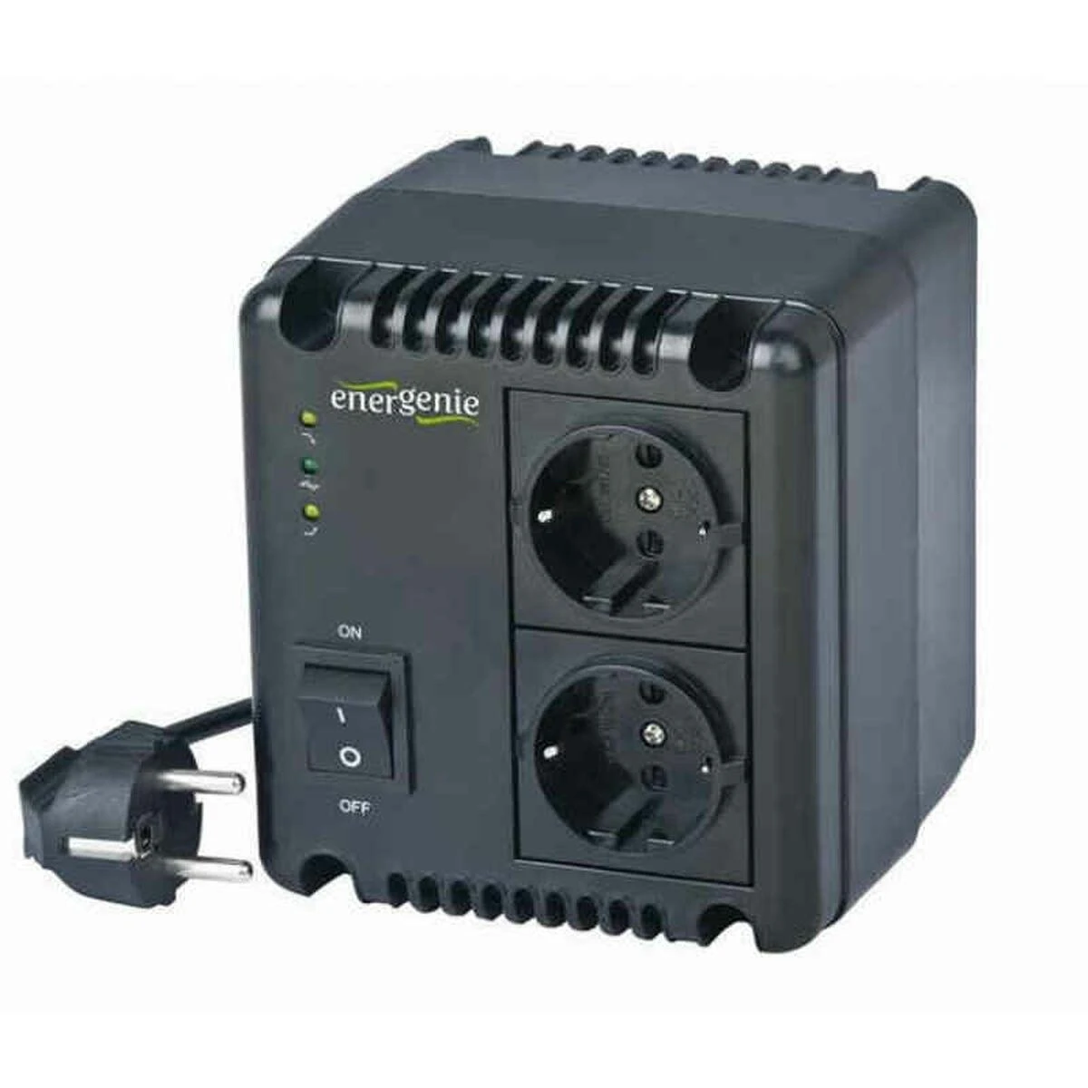 GEMBIRD EG-AVR-1001 Energenie Automatinis kintamosios srovės įtampos reguliatorius ir stabilizatorius, LED, 230 V AC, 1000 VA