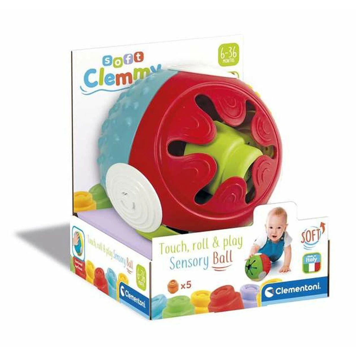 Clementoni sensorinis kamuolys