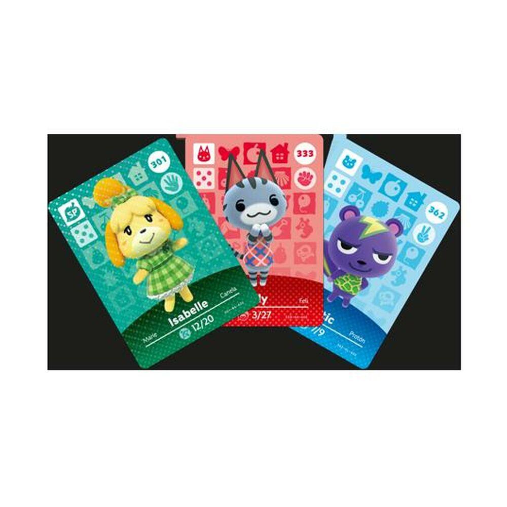 Nintendo Animal Crossing amiibo Kortelės Serija 4 (3vnt)
