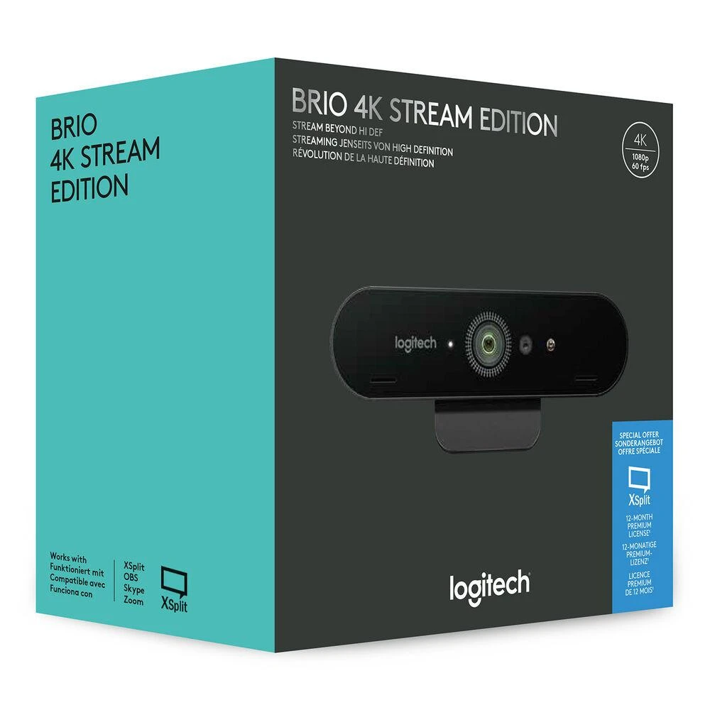  Internetinė kamera Logitech Brio 4 K Stream edition