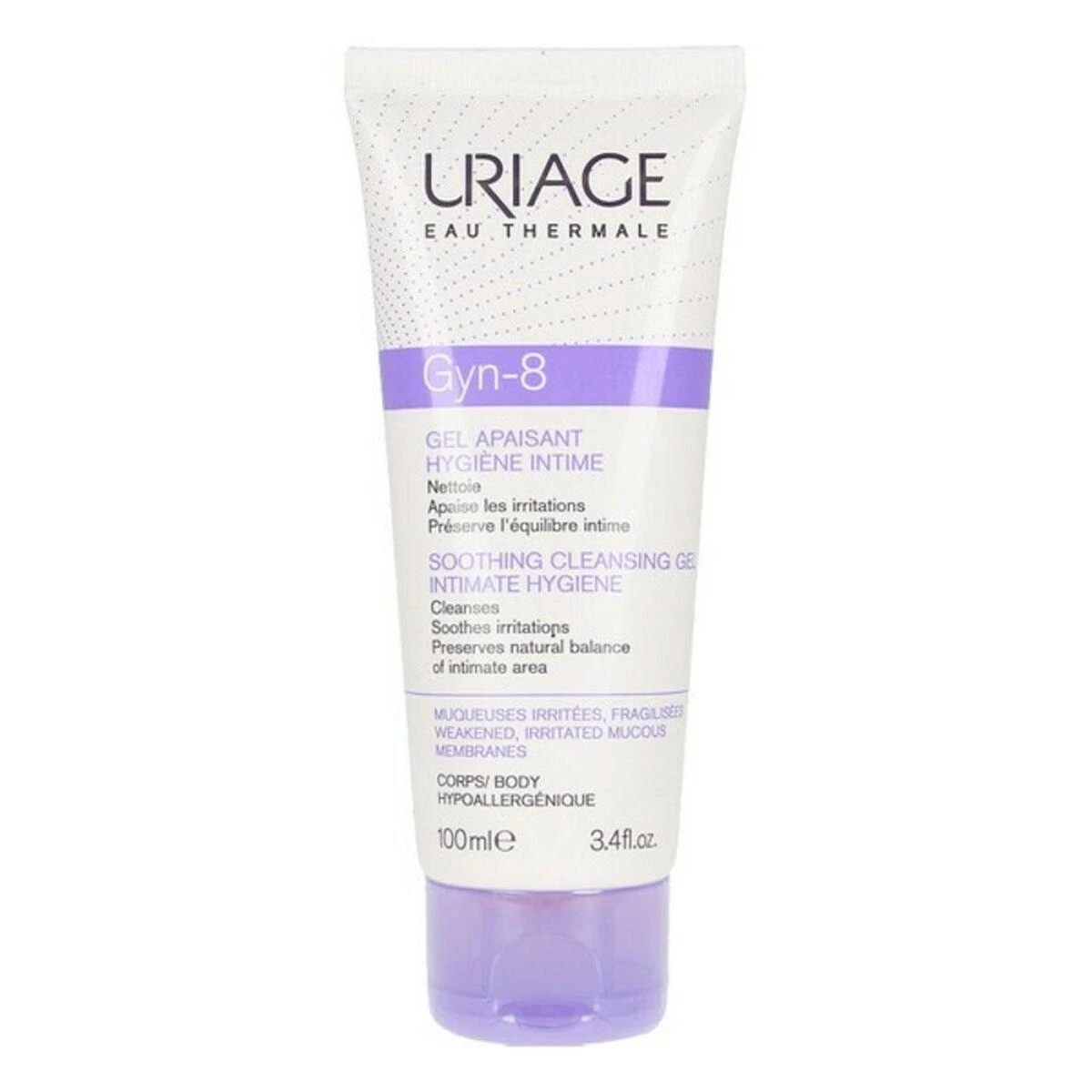 "Uriage Gyn-8" raminamasis valomasis gelis intymiai higienai 100ml