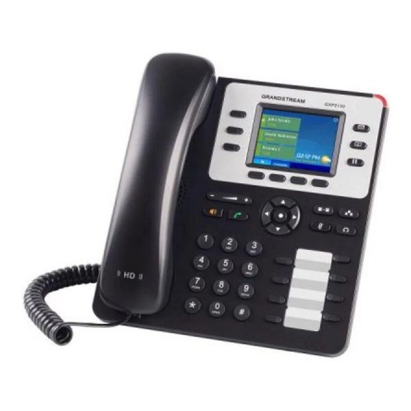 Grandstream GXP-2130 V2 VoIP SIP telefonas, spalvotas ekranas,