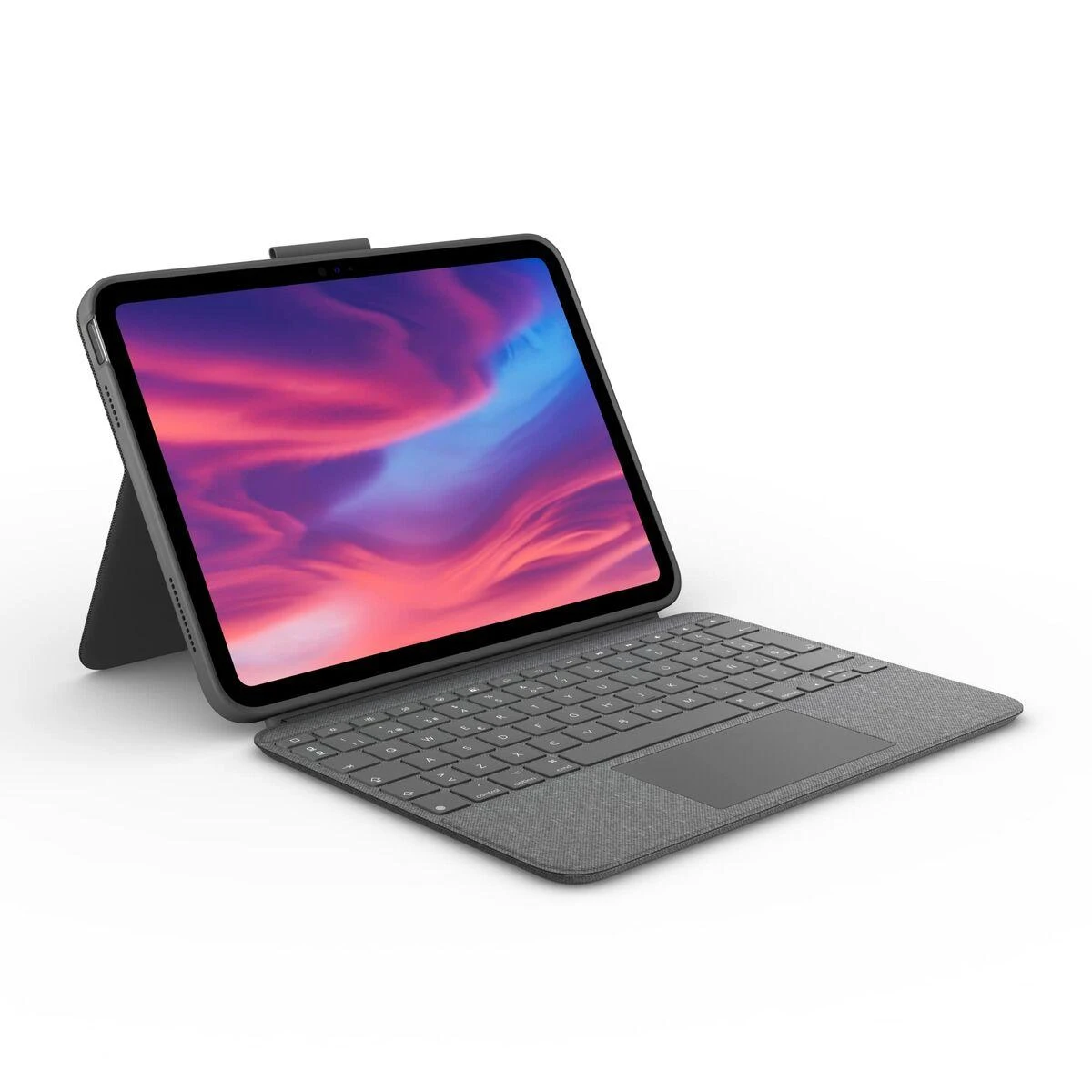 Logitech „COMBO TOUCH“ KIŠENINIS KIŠENINIS „IPAD“ (10 KARTOS) – „OXFORD Pilkas ESP“ – „MEDITER-412“