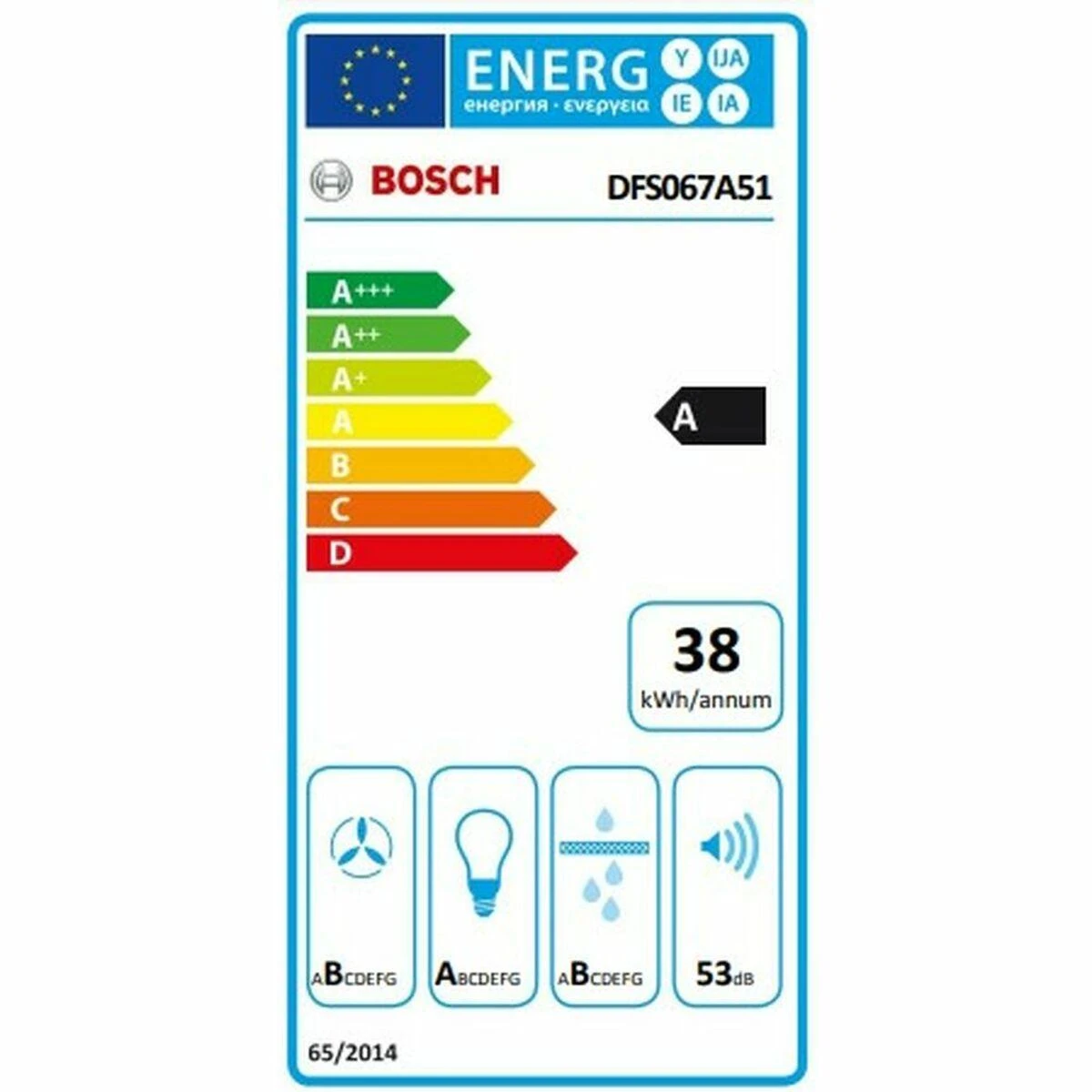 Bosch DFS067A51 Serie | 4, Ištraukiamasis gartraukis, 60 cm, sidabro sp.