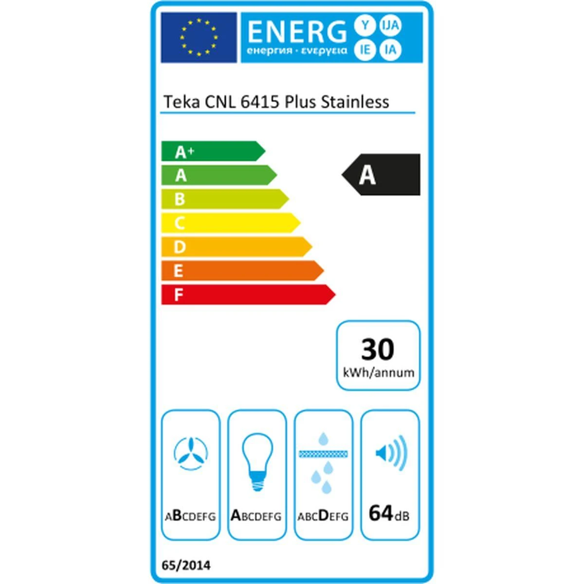 Gartraukis - Teka Cnl 6415 Plus 385 M³/h Nerūdijančio Plieno