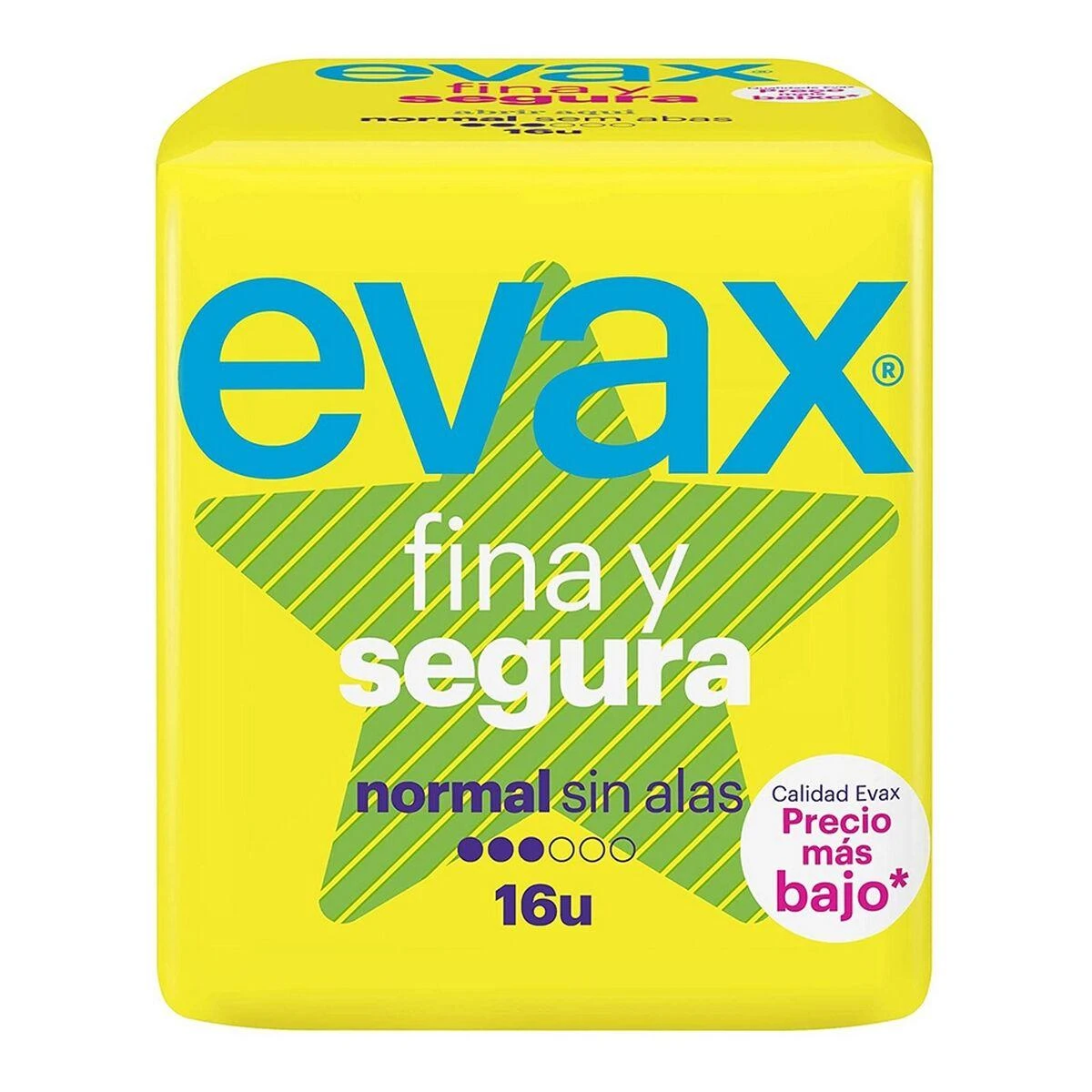 "Evax Fina - Segura Normal" higieniniai rankšluosčiai 16 vnt