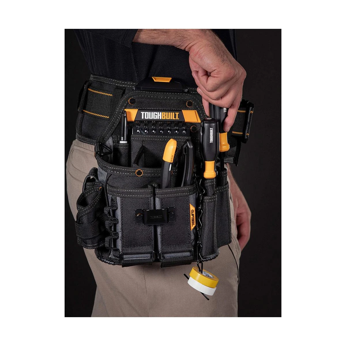 „ToughBuilt® Journeyman“ elektriko krepšys su dirželiu per petį | Tiekimas