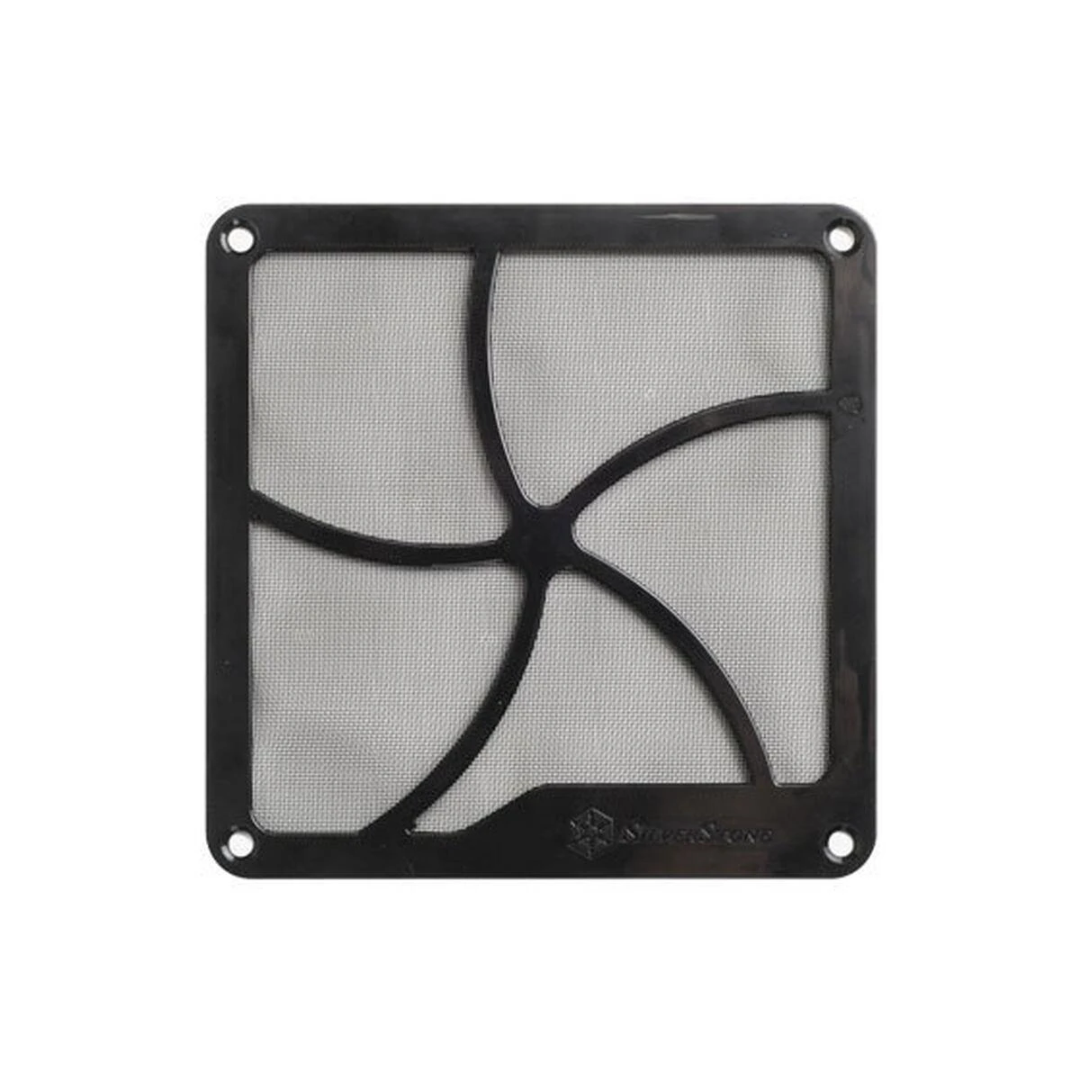 SilverStone ventiliatoriaus grotelės ir filtro komplektas SST-FF141B Juodas, 140 x 140 x 3 mm