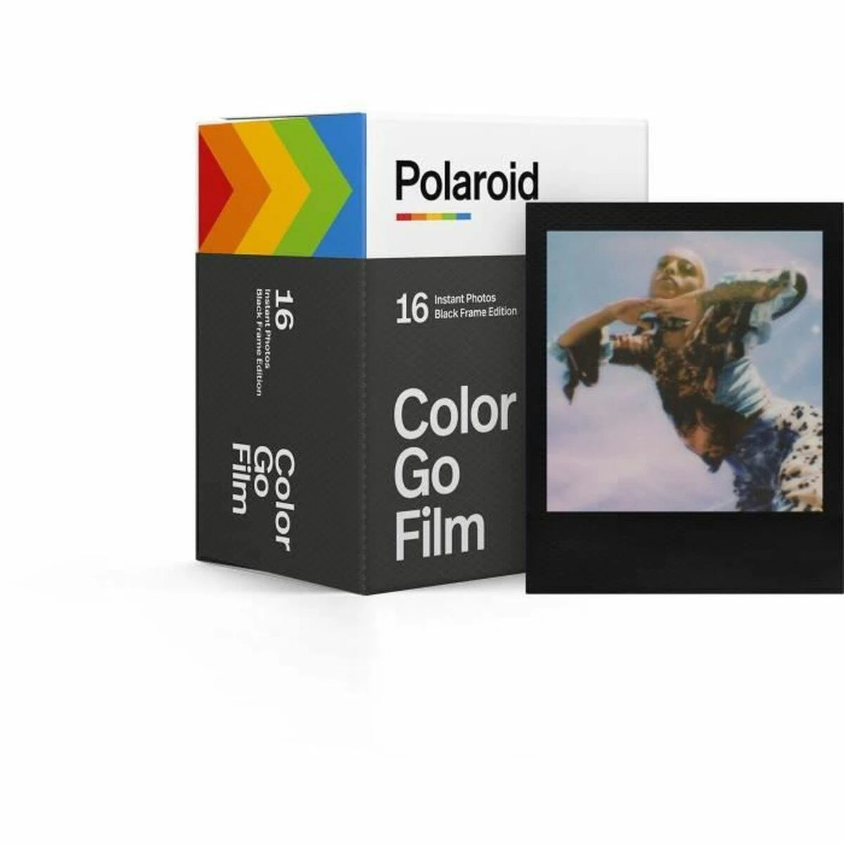 POLAROID GO FILM DOUBLE PACK 16 PHOTOS - Juodas FRAME